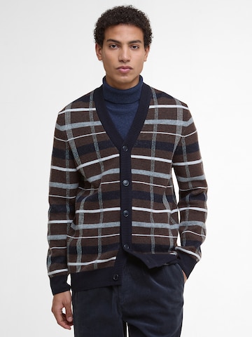 Vestes en maille 'Kane' Barbour en marron : devant