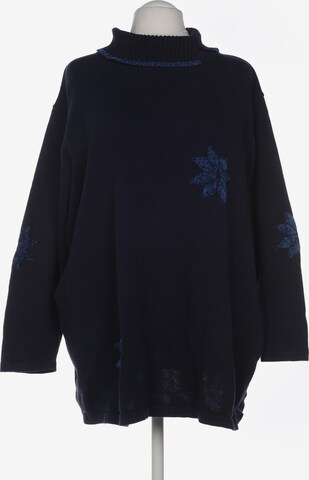Ulla Popken Sweater & Cardigan in 7XL in Blue: front