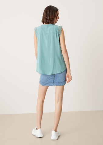 QS Blouse in Blauw