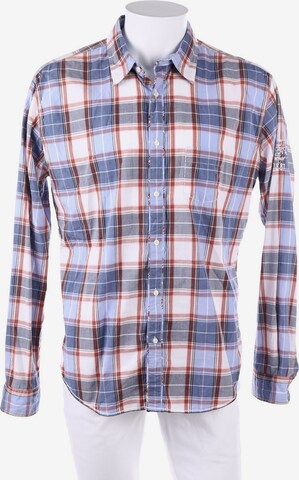 Paul Casual Dpt by Paul Kehl Zürich Button Up Shirt in XL in Blue: front