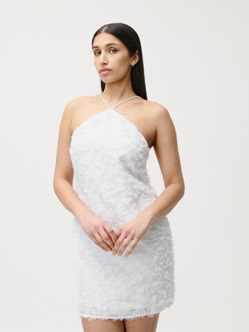 Robe de cocktail 'Maxine' LeGer by Lena Gercke en blanc : devant