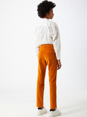 BRAX Slim fit Trousers 'Mary' in Orange