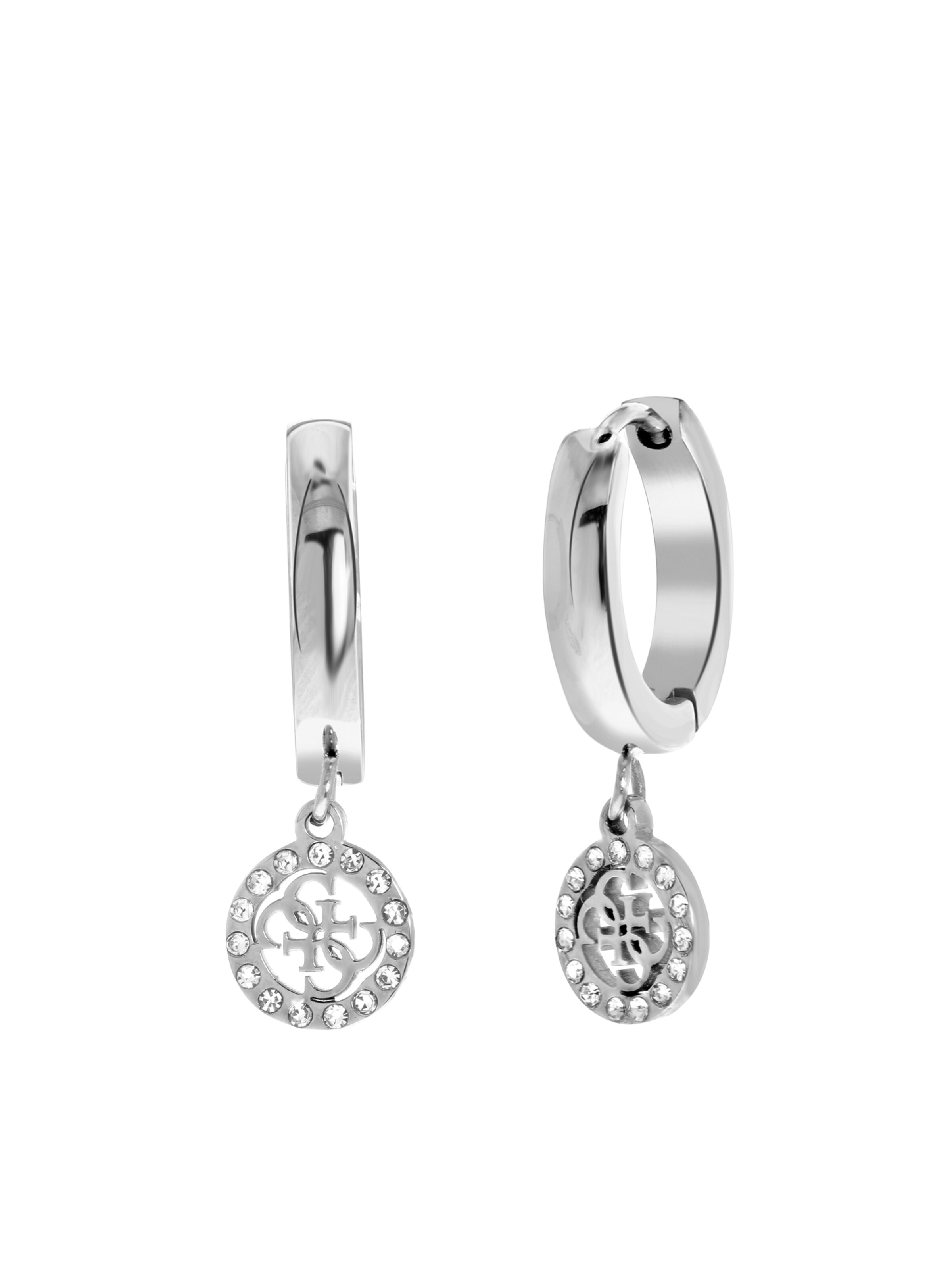 GUESS Oorbellen in Zilver: voorkant