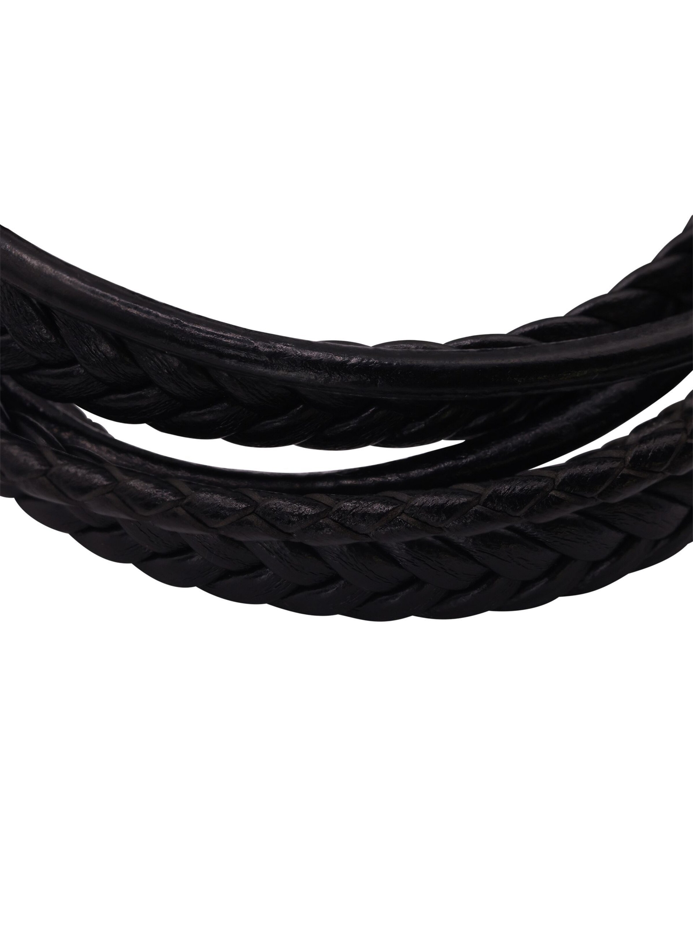 Bracelet 'Lewis' Heideman en noir