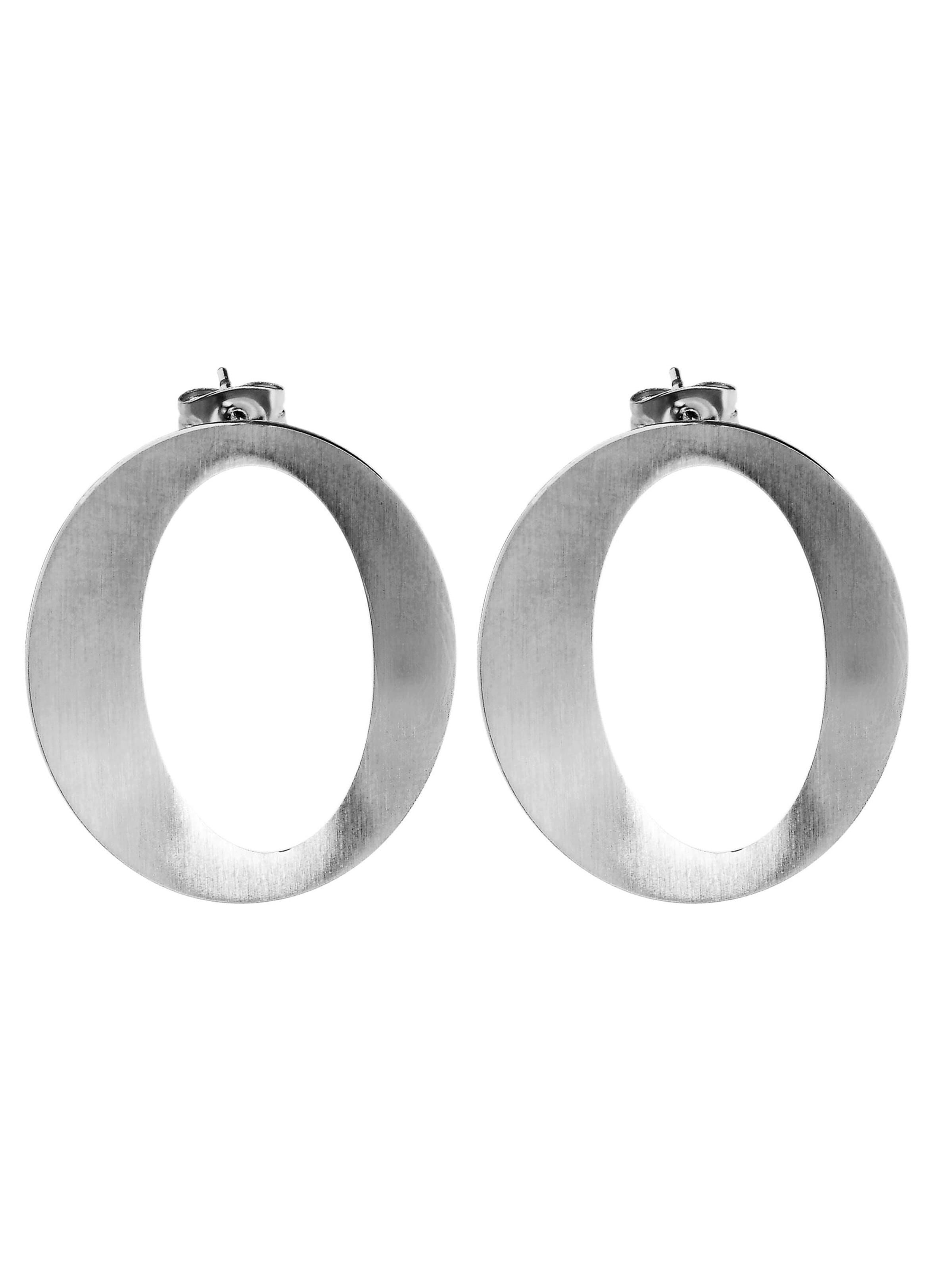 Akzent Earrings 'Lady, langlebig' in Silver: front