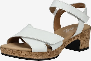 GABOR Sandal in White: front