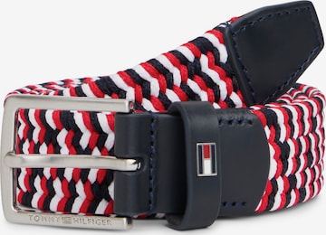 TOMMY HILFIGER Opasek – modrá: přední strana