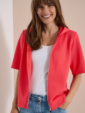 CECIL Sweatjacke in Orange: Vorderseite