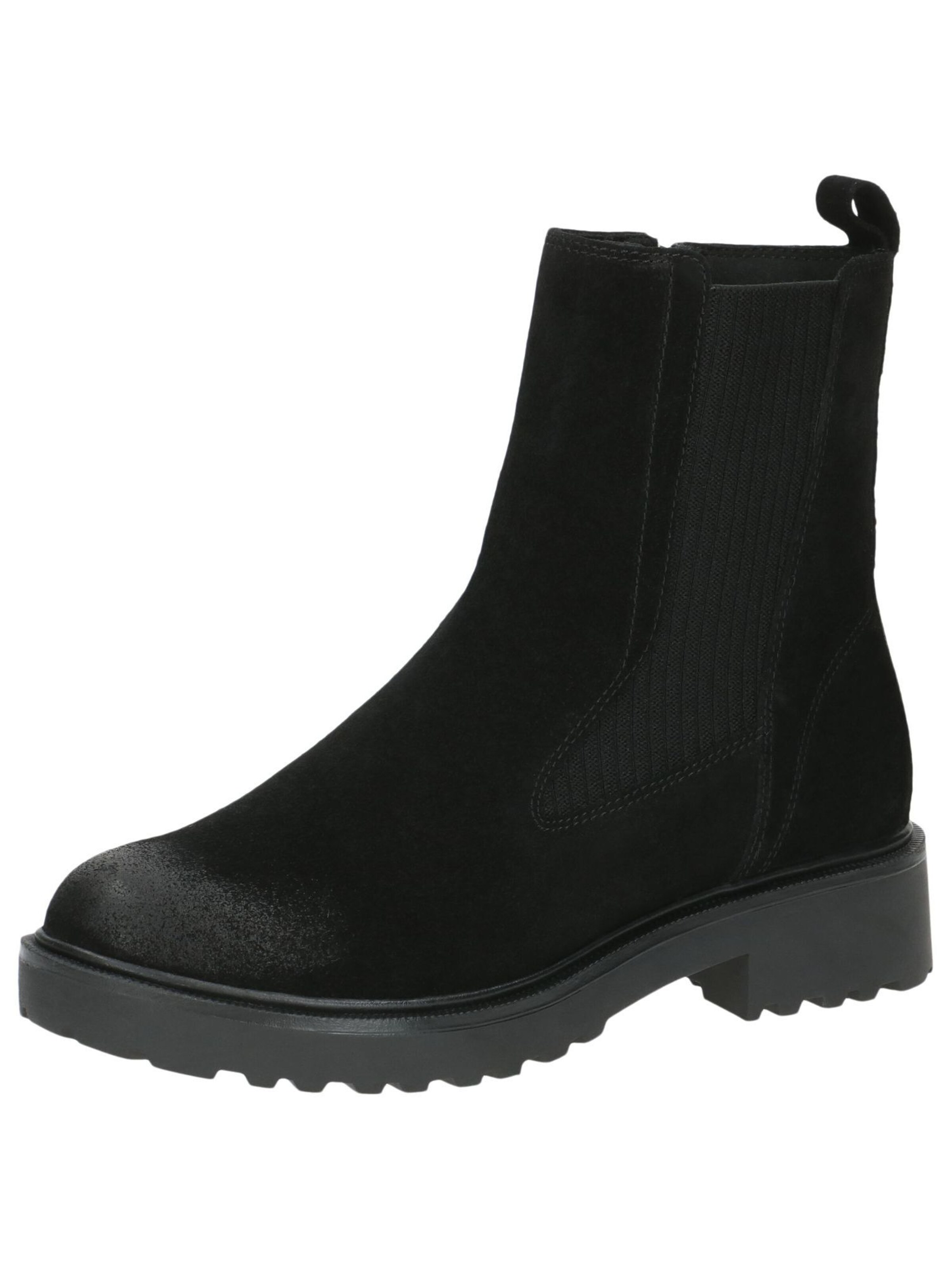 CAPRICE Chelsea Boots in Black: front