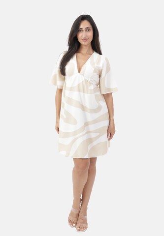 Elara Summer dress in Beige: front