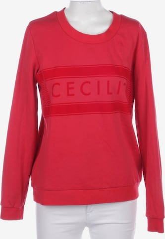 Cecilie Copenhagen Sweatshirt & Zip-Up Hoodie in XS in Red: front