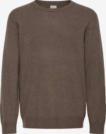 !Solid Strickpullover ' SDRICK ' in Braun: Vorderseite