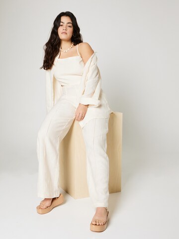 Camicia da donna 'Glenn' di A LOT LESS in beige