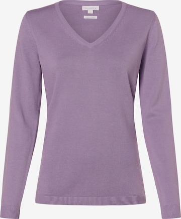 Brookshire Sweater in Purple: front