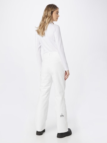 regular Pantaloni per outdoor 'Valley' di SOS Black Snow in bianco