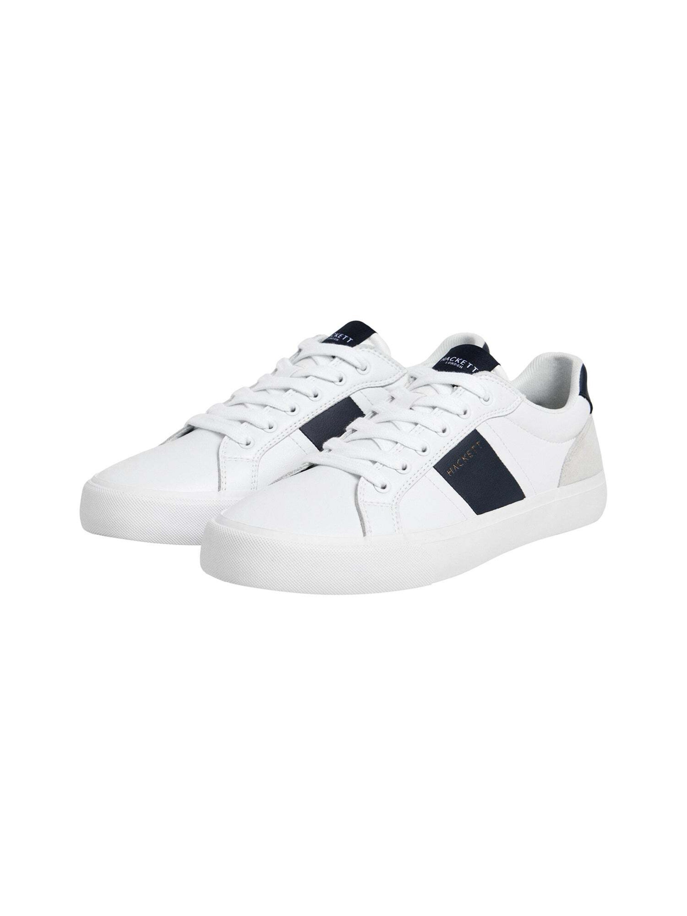 Hackett London Sneakers ' BLAKE HANDLES ' in White