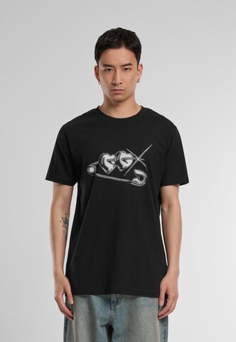 Merchcode T-Shirt 'Always And Ever' in Schwarz: Vorderseite