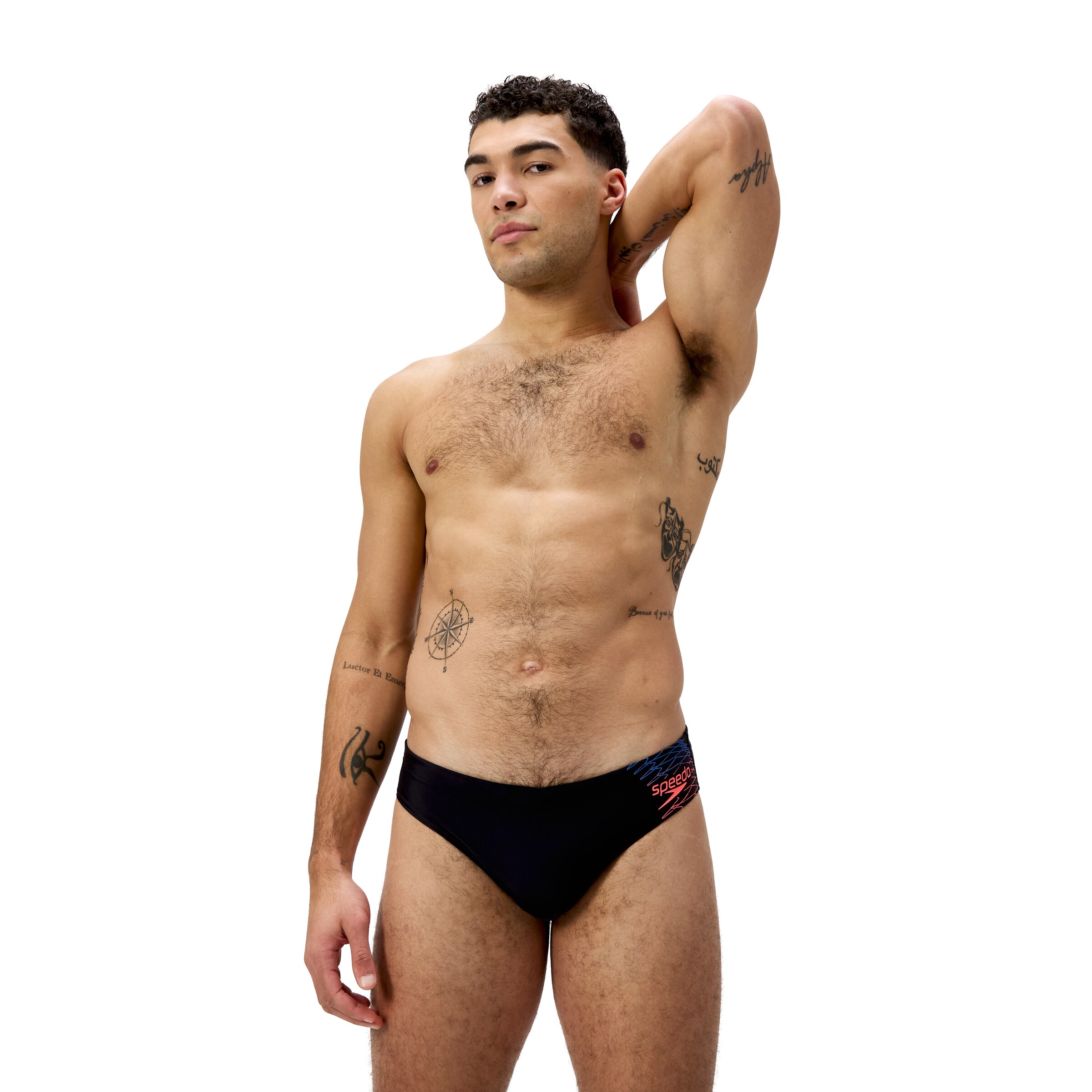 SPEEDO Board Shorts in Black: front