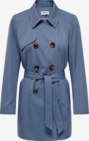 ONLY Between-Seasons Coat 'Valerie' in Blue: front