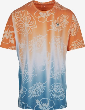 T-Shirt 'Wave Bounce' Just Rhyse en bleu : devant