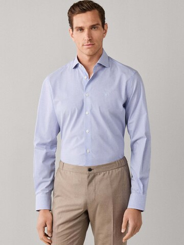 Hackett London Regular fit Overhemd 'Bengal' in Blauw: voorkant