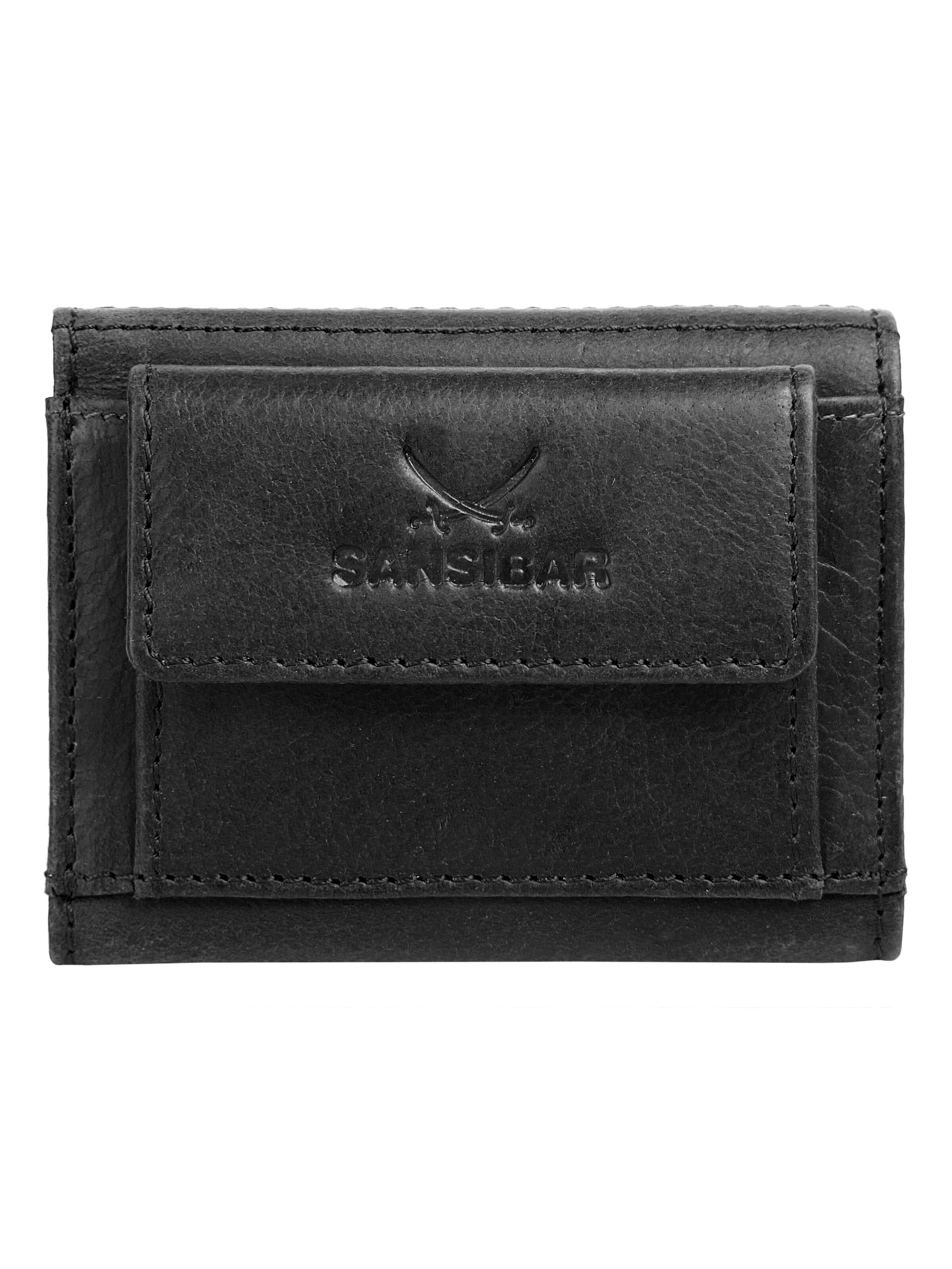 SANSIBAR Portemonnaie‌‌ in Schwarz: Vorderseite