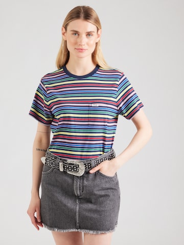 WRANGLER T-Shirt in Blau: Vorderseite