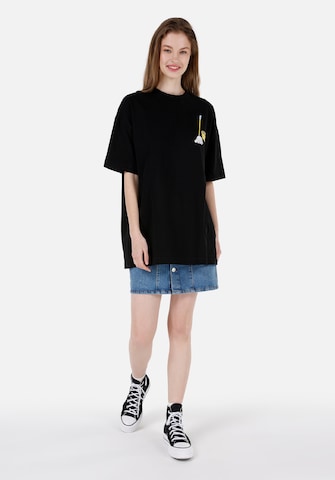 T-shirt Colin's en noir : devant