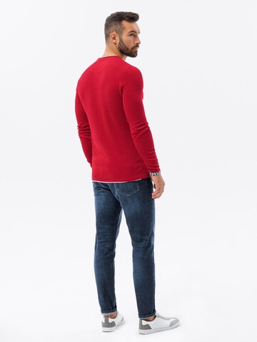 Pull-over 'E121' Ombre en rouge