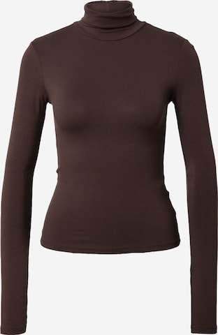 T-shirt Gina Tricot en marron : devant