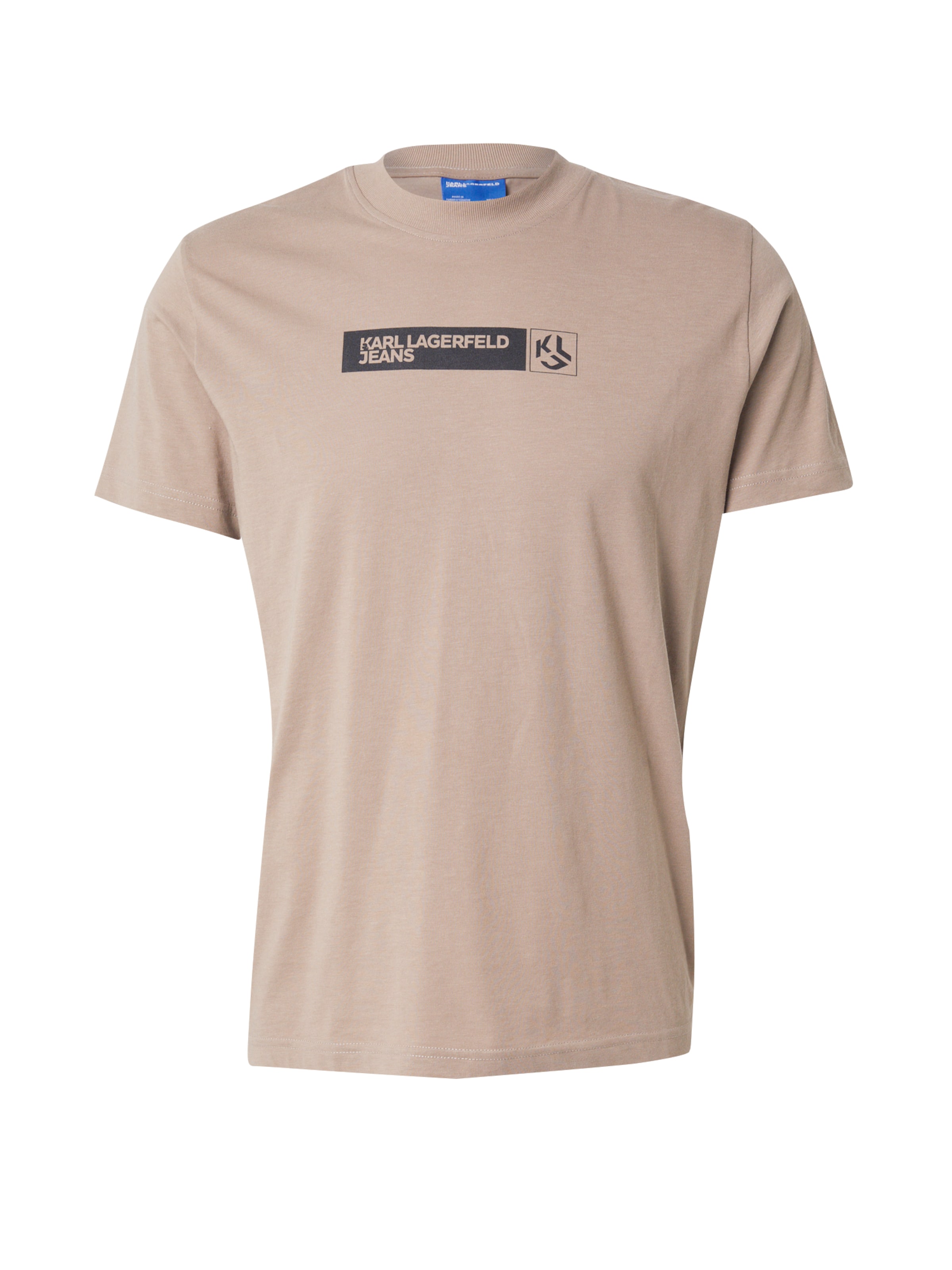 KARL LAGERFELD JEANS Футболка в Бежевый: спереди
