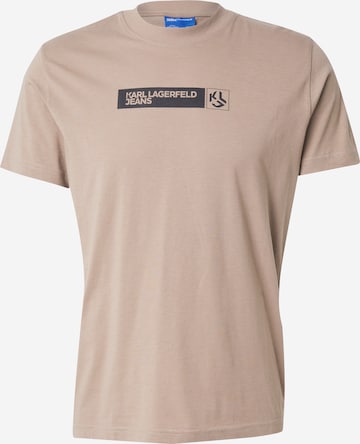 KARL LAGERFELD JEANS T-Shirt in Beige: Vorderseite