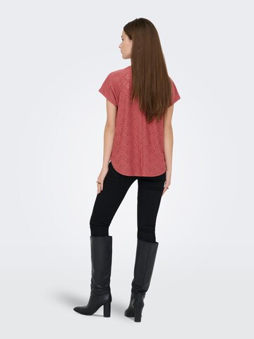 ONLY Shirt 'ONLMilla' in Red