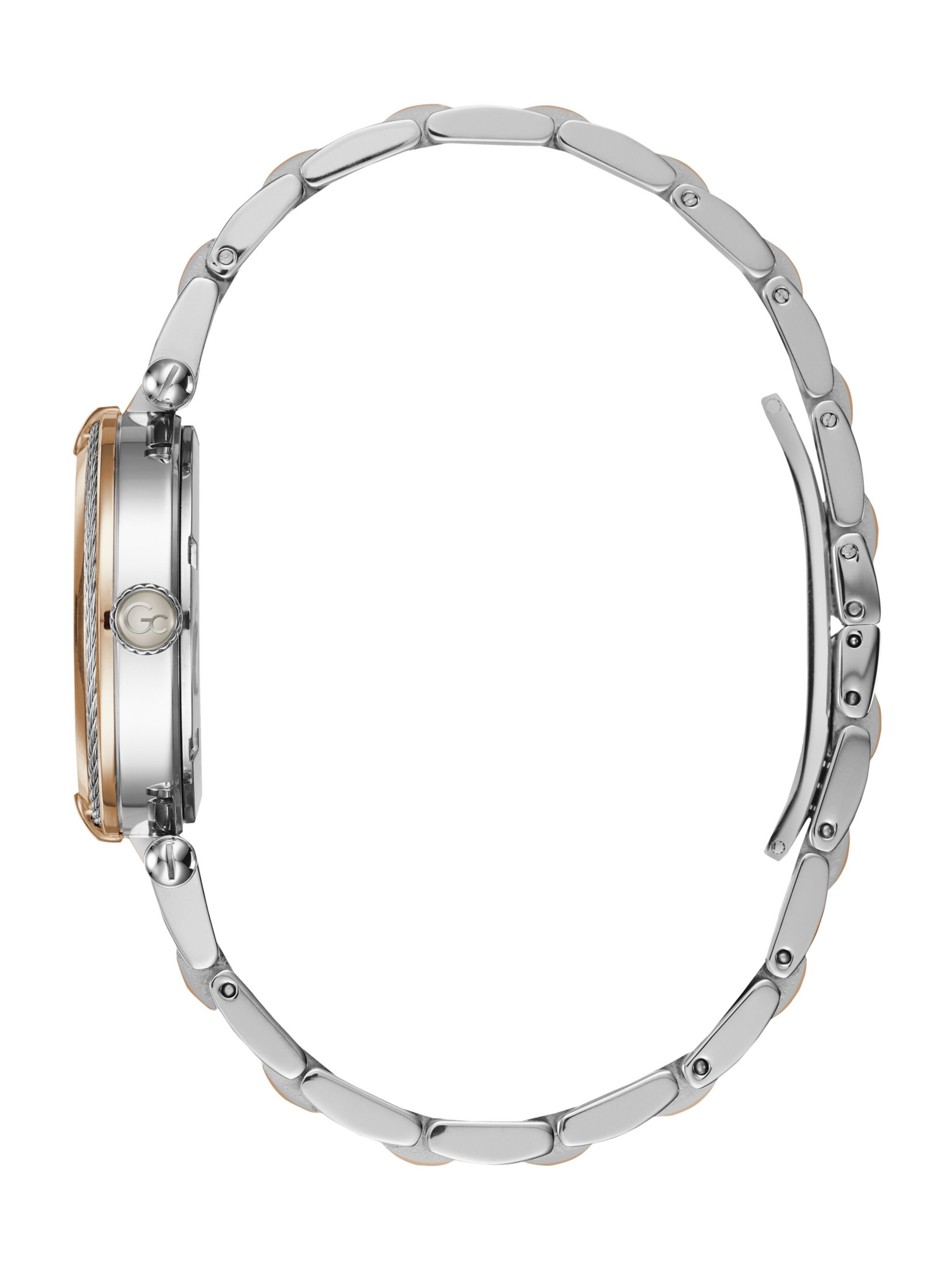 Orologio analogico 'CableChic' di Gc in argento