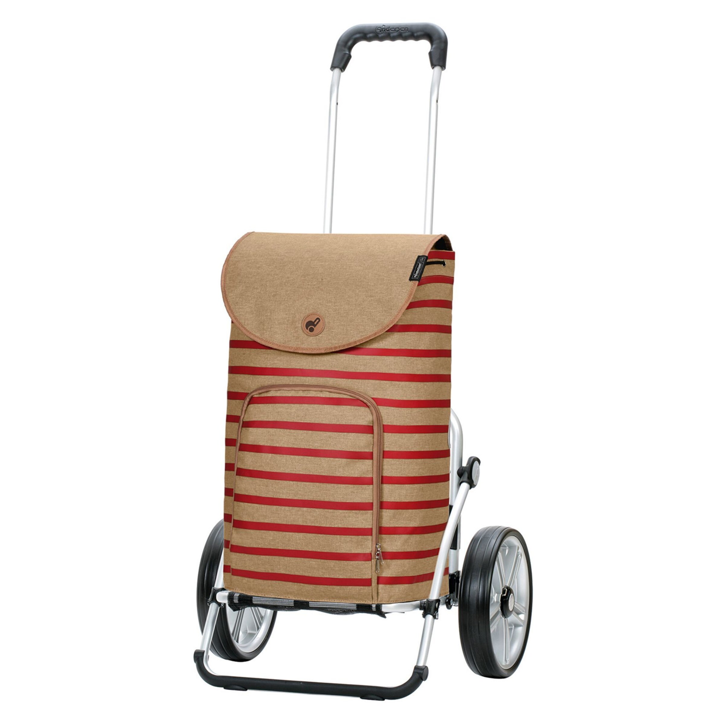 Andersen Shopper Trolley 'Eske' in Rood: voorkant