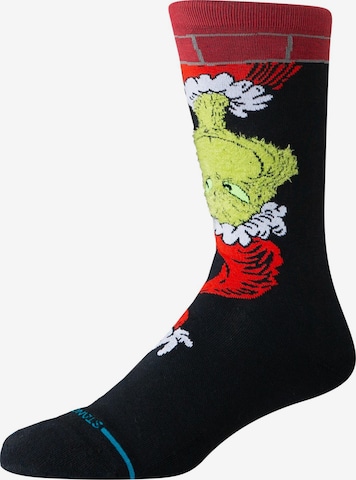 Stance Socke in Schwarz: Vorderseite