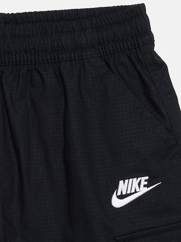 Nike Sportswearregular Hlače - crna boja