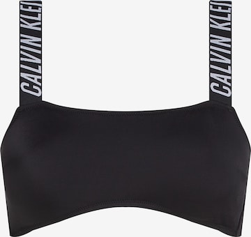 juoda Calvin Klein Swimwear Biustjė Bikinio viršutinė dalis: priekis