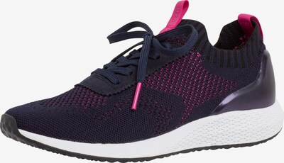 Tamaris Fashletics Sneaker in navy / pink, Produktansicht