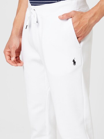 Effilé Pantalon Polo Ralph Lauren en blanc