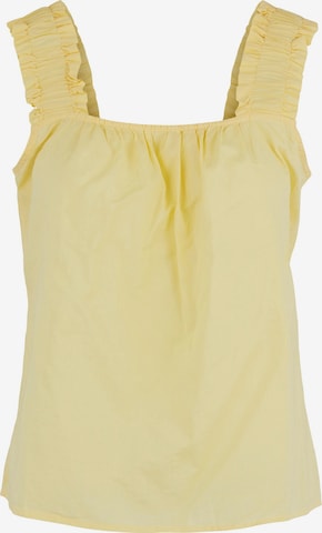 PIECES - Blusa em amarelo: frente