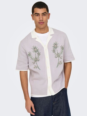 Only & Sons Cardigan 'ONSRun' i lilla
