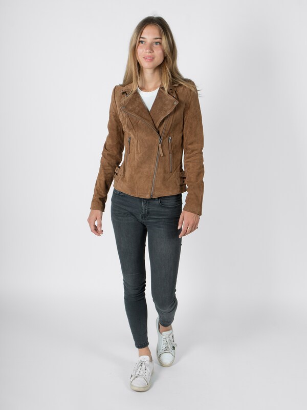 FREAKY NATION Between-Season Jacket 'Taxi Driver' in Cognac