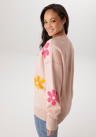 Aniston Pullover in Beige