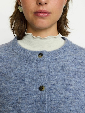 Soft Rebels Gebreid vest ' SRAllison ' in Blauw