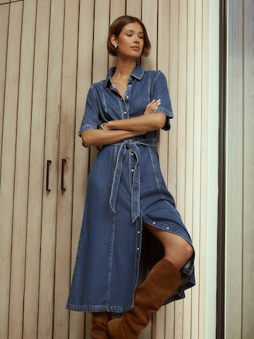 Robe-chemise Next en bleu