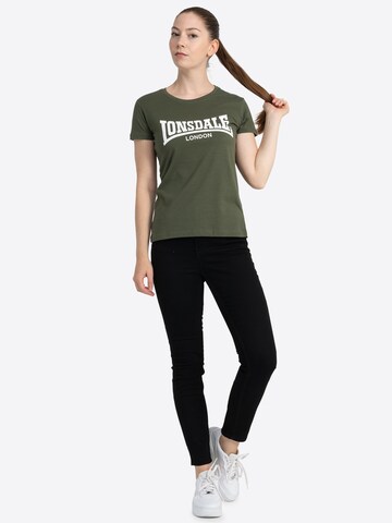 LONSDALE Футболка 'CARTMEL' в Зеленый