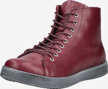 Bottines à lacets ANDREA CONTI en rouge : devant