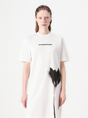 KARL LAGERFELD JEANSHaljina - bijela boja: prednji dio