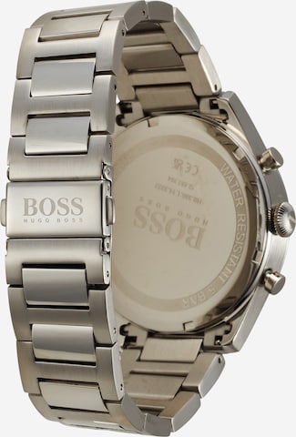 BOSS Black Analog Watch 'Pioneer' in Silver